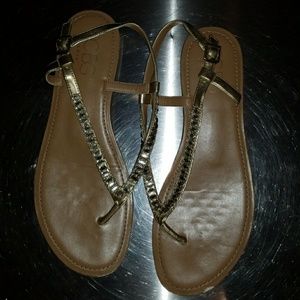 BCBG JEWELED SANDALS